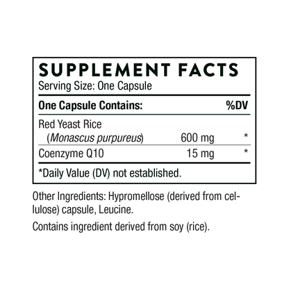 Red Yeast Rice + CoQ10 - ROCK RIDGE PHARMACY
