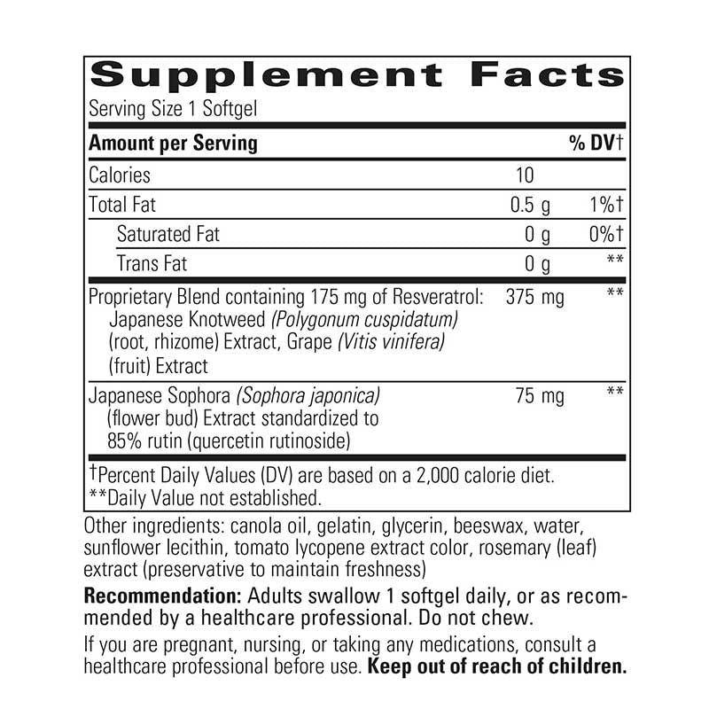 Resveratrol Ultra HP - ROCK RIDGE PHARMACY