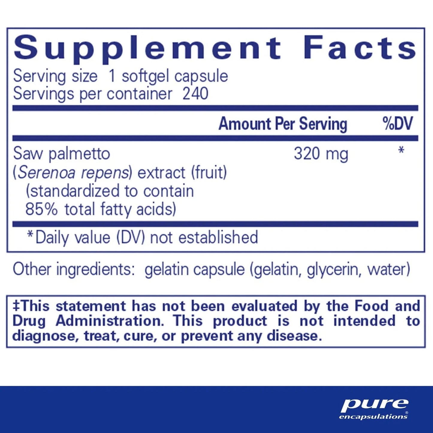 Saw Palmetto 320 - Melcon's Pharmacy