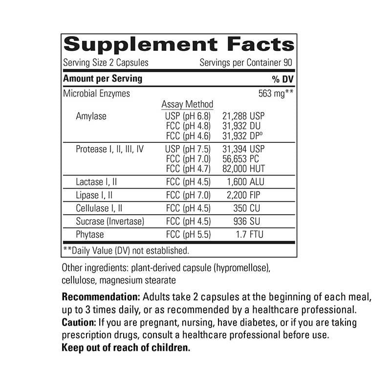 Similase Digestive Enzymes - ROCK RIDGE PHARMACY