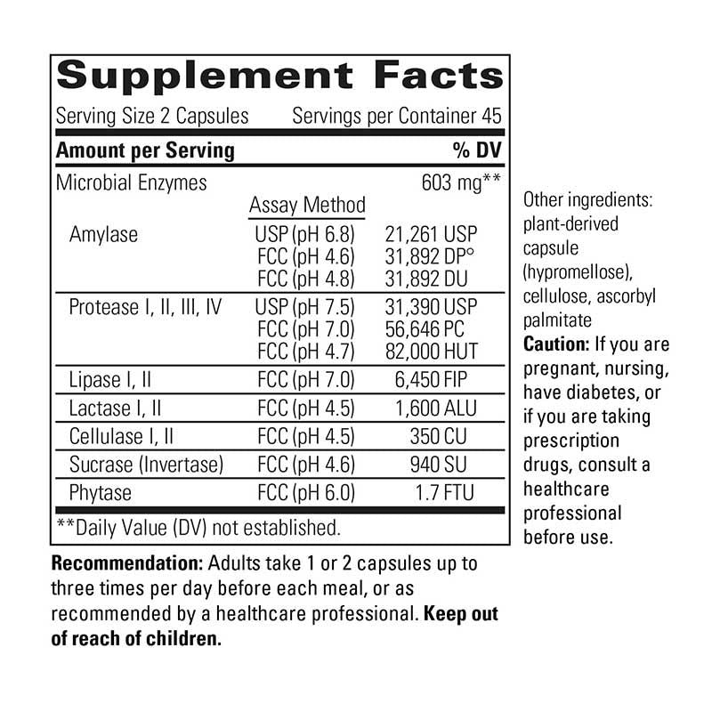 Similase Lipo Lipase Digestive Enzymes - ROCK RIDGE PHARMACY
