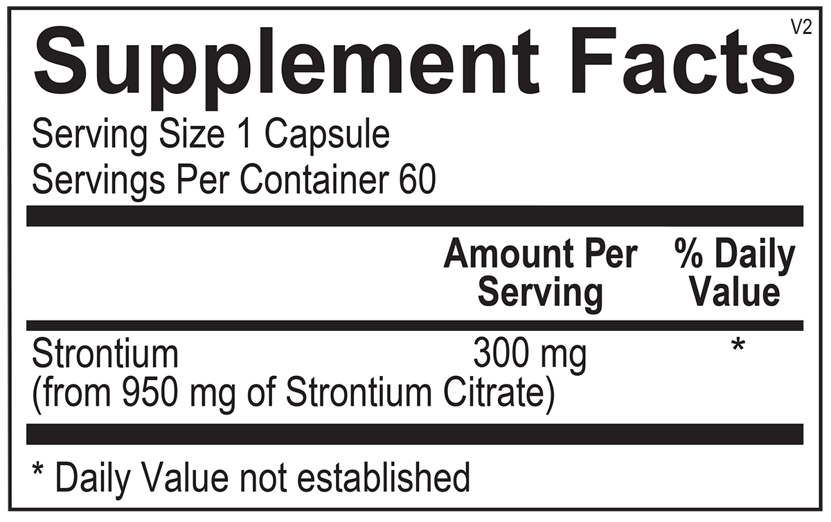 Strontium - Melcon's Pharmacy