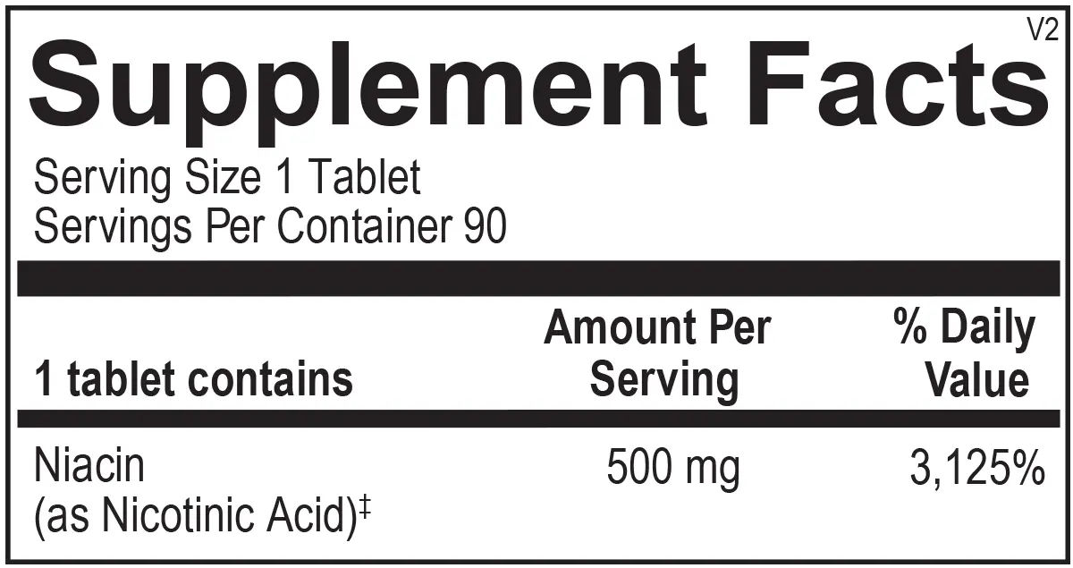 Time Release Niacin - Melcon's Pharmacy
