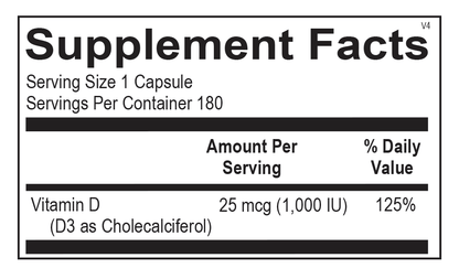 Vitamin D 1,000 IU - Melcon's Pharmacy