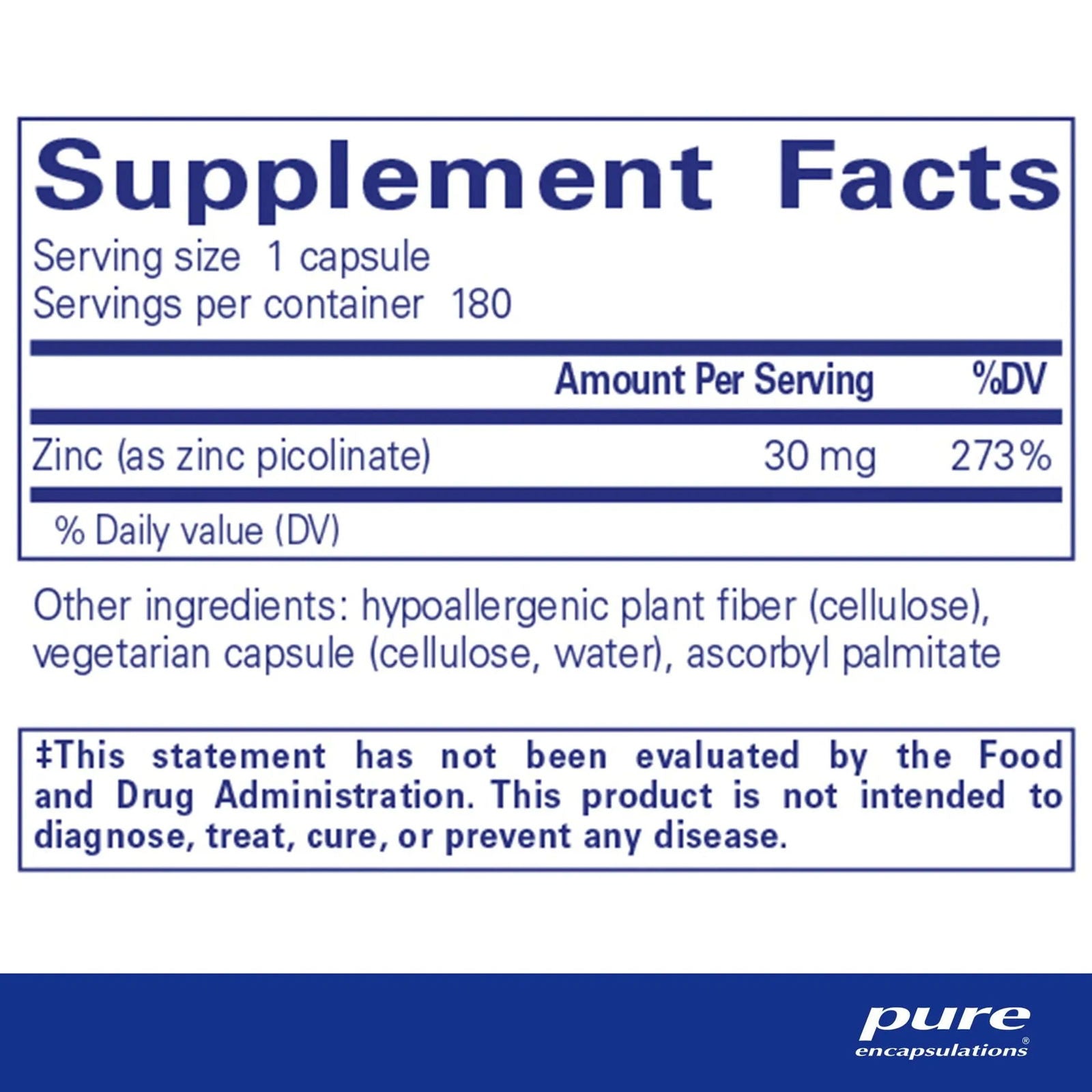 Zinc 30 - Melcon's Pharmacy