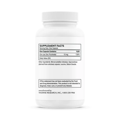 Zinc Picolinate 15 mg - ROCK RIDGE PHARMACY