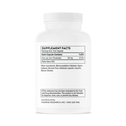 Zinc Picolinate 30 mg - ROCK RIDGE PHARMACY