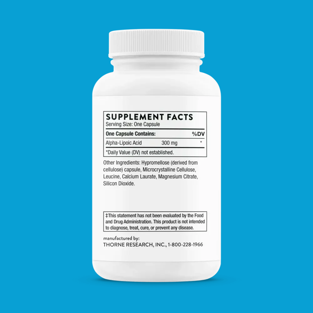 Alpha-Lipoic Acid - Antioxidant Protection & Metabolic Support