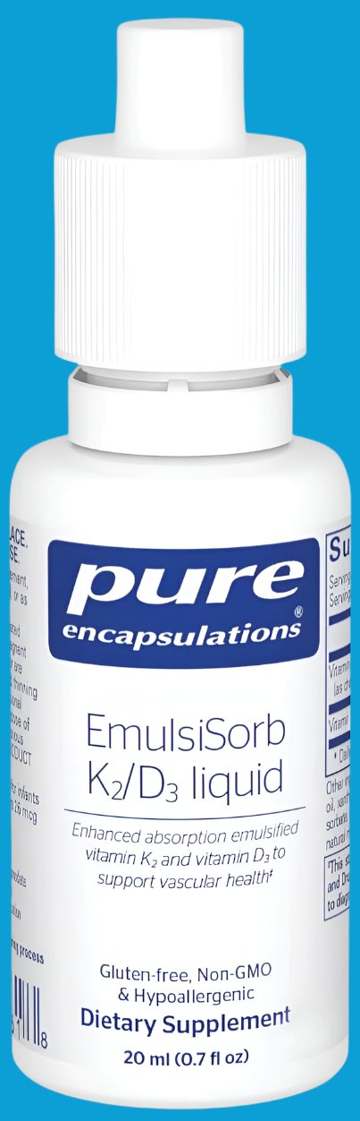 EmulsiSorb K2/D3 Liquid – Enhanced Vascular & Cardiovascular Support