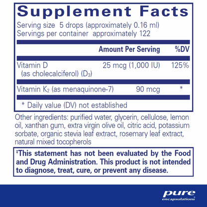 EmulsiSorb K2/D3 Liquid – Enhanced Vascular & Cardiovascular Support