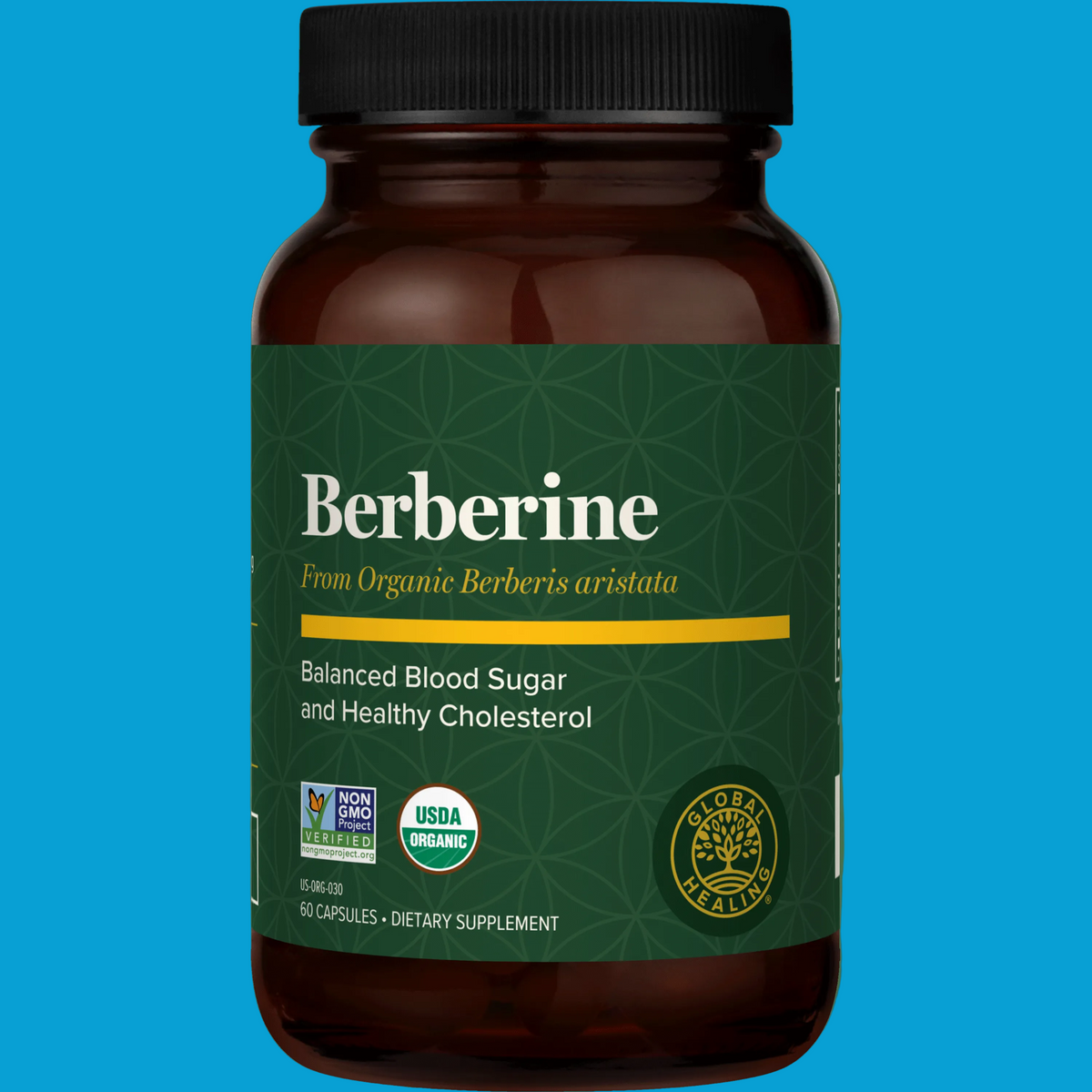 Berberine by Global Healing – Berberine 1,200 mg with Ceylon Cinnamon | Melcon's Pharmacy