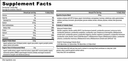 Protein Powder by Global Healing – Organic Vegan Protein Powder, 20 g | Melcon's Pharmacy (image 4)