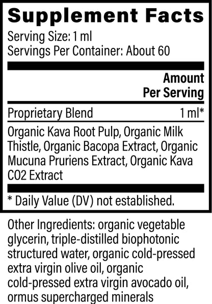 Kava Calm by Global Healing – Kava Calm Organic Kava Root & Bacopa | Melcon's Pharmacy (image 2)