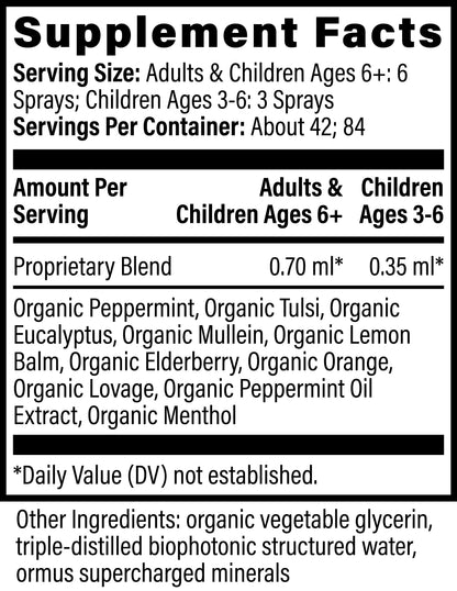 Lung Health by Global Healing – Lung Health Mullein & Eucalyptus Spray | Melcon's Pharmacy (image 2)