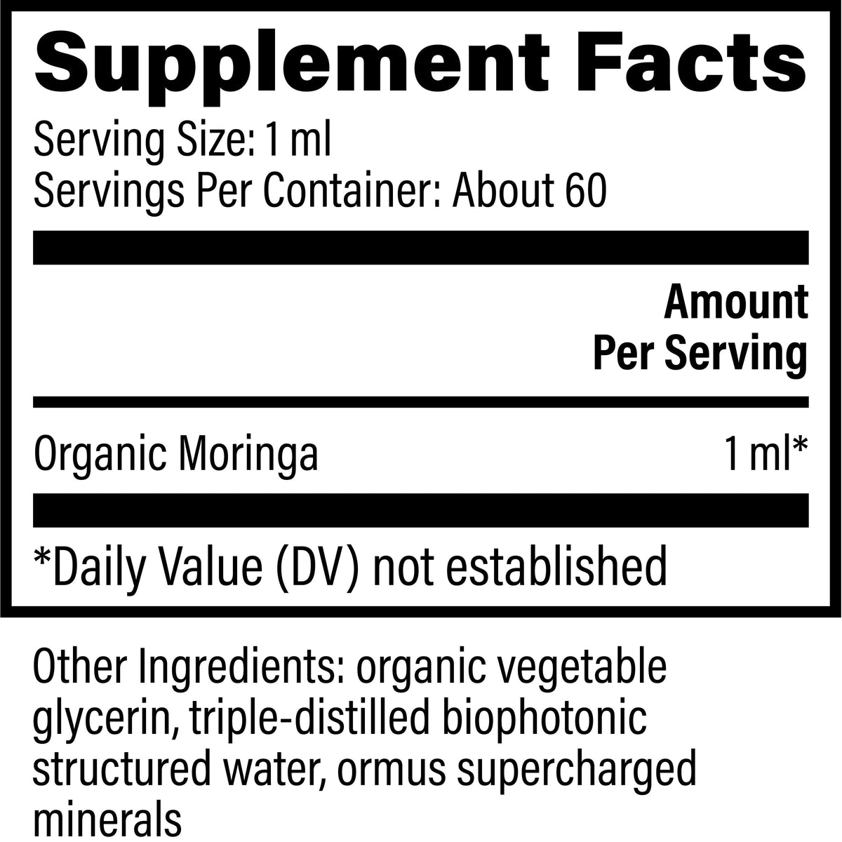 Moringa by Global Healing – Organic Moringa Oleifera Leaf Liquid | Melcon's Pharmacy (image 2)