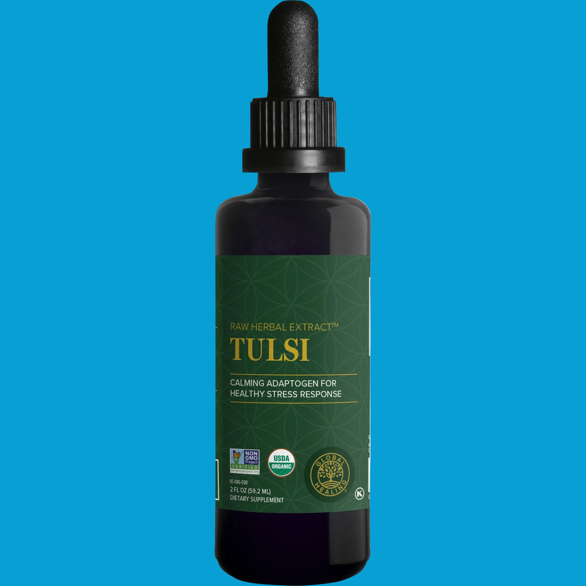 Tulsi by Global Healing – Organic Tulsi Holy Basil Liquid | Melcon's Pharmacy
