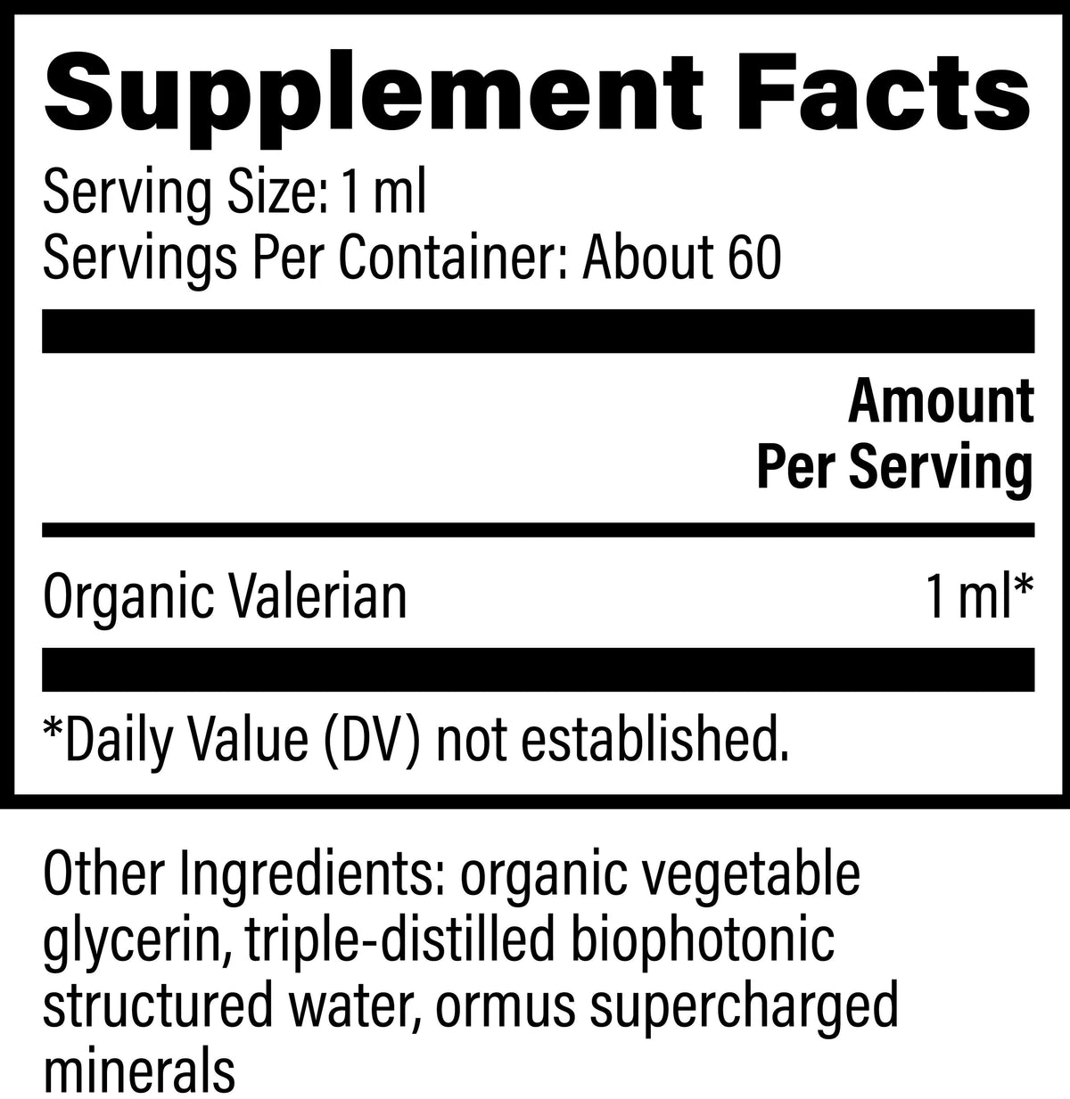 Valerian by Global Healing – Organic Valerian Root Sleep Liquid | Melcon's Pharmacy (image 2)