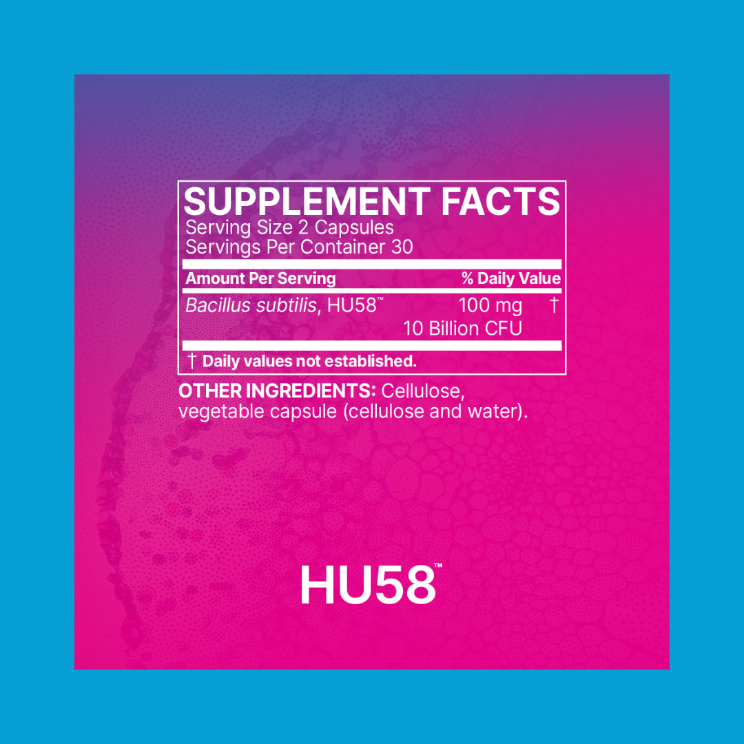 HU58 - Probiotic, Bacillus subtilis for Digestive Health