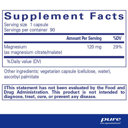 Magnesium (citrate/malate) - Melcon's Pharmacy