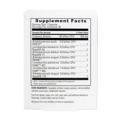 ProBrainBiotics Max– 30 Billion CFU Brain & Gut Support