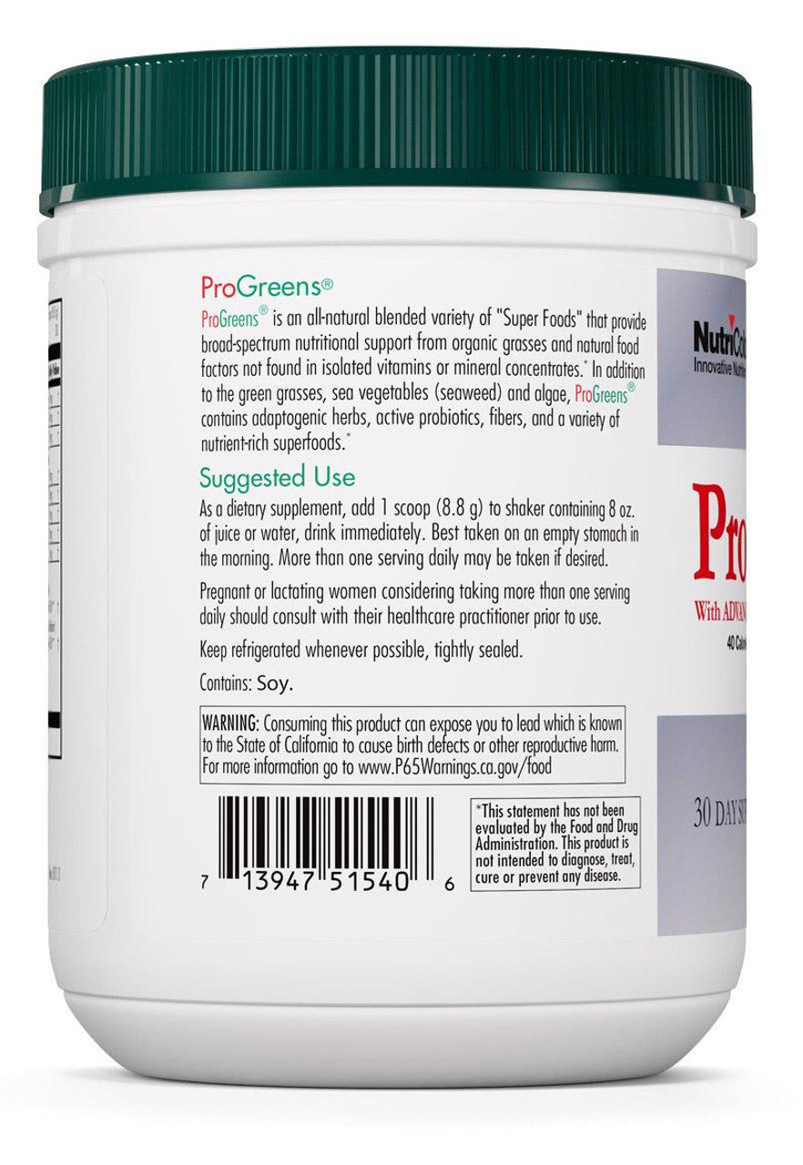ProGreens® 30 Day Supply with Advanced Probiotic Formula – Super Greens Powder